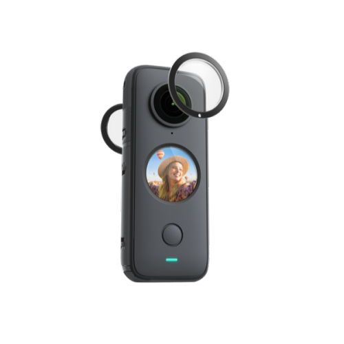 1set Lens Insta360 ONE X2 Sticky Lens Guards with Double-sided Adhesives Prying Tool for Insta360 ONE R/X2 Camera RC Parts